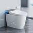 HOROW Artistic Bidet-Toilette, intelligente Toilette mit ADA-Stuhlhöhe, MAP 1000 g, kraftvolle Spülung, Deckel mit automatischem Öffnen/Schließen, sofortiges warmes Wasser, länglicher beheizter Sitz