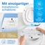 LOBENSWERK Toilettendeckel mit Kindersitz [Einfache Montage] Oval, antibakteriell & UV-beständig | Klodeckel mit Kindereinsatz, Toilettensitz mit Kindersitz integriert inkl. Installationsschablone