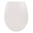 Calmwaters® Nachhaltiger Toilettendeckel, Made in EU, WC-Sitz mit Absenkautomatik, 100% recycelter Kunststoff, abnehmbar, Top-Fix, Rezyklat in Weiß