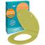 Calmwaters® Premium WC Sitz einfache Montage, Toilettendeckel bis 250 kg, Made in EU, antibakterieller Duroplast, Absenkautomatik, 2 Montage Optionen, abnehmbar, Klobrille, oval, Oliv-Moosgrün