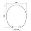 Wirquin 20719732 WC Deckel, Casual Line Bamboo Bambus, Natur