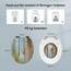 WOLTU Premium WC-Sitz Toilettensitz mit Absenkautomatik, MDF Holzkern, Softclose Scharnier, Desgin Décor Oval
