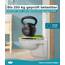 Calmwaters® WC Sitz Motiv Wellness Oase einfache Montage, Toilettendeckel bis 250 kg, Made in EU, antibakterieller Duroplast, Absenkautomatik, 2 Montage Optionen, abnehmbar, Klobrille, oval