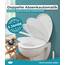 Calmwaters® Toilettendeckel mit Absenkautomatik, WC Sitz einfache Montage, bis 250 kg, Made in EU, aus antibakteriellem Duroplast, 2 Befestigungsarten, abnehmbar, Klobrille oval, Klodeckel Weiß