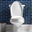 Mayfair 887SLOW 000 Toilettensitz, abnehmbar, mit langsamer Schließung, der sich nie löst, perfekte Passform, weiß, 1 Stück