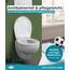 Calmwaters® WC Sitz WM-Special mit Absenkautomatik, Motiv: Halbzeitpause, antibakterielles Duroplast, leichte Montage, 2 Befestigungen, Toilettendeckel bis 250 kg, Made in EU, Klobrille abnehmbar