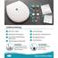 Calmwaters® Toilettendeckel mit Absenkautomatik, WC Sitz einfache Montage, bis 250 kg, Made in EU, aus antibakteriellem Duroplast, 2 Befestigungsarten, abnehmbar, Klobrille oval, Klodeckel Weiß