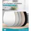 Calmwaters® Premium WC Sitz einfache Montage, Toilettendeckel bis 250 kg, Made in EU, antibakterieller Duroplast, doppelte Absenkautomatik, 2 Montage Optionen, abnehmbar, Klobrille, oval, Pergamon
