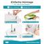 Calmwaters® WC Sitz Motiv Wellness Oase einfache Montage, Toilettendeckel bis 250 kg, Made in EU, antibakterieller Duroplast, Absenkautomatik, 2 Montage Optionen, abnehmbar, Klobrille, oval