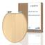 SCHÜTTE WC-Sitz NATRUAL mit Absenkautomatik aus Holz | Toilettensitz mit Klodeckel | Holzkern Toilettendeckel mit Motiv (maximale Belastung der Klobrille 175 kg) | Holz