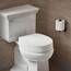 Hyten Toilettensitz, erhöht, leise, runde Vorderseite, Weiß