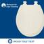 Bemis WC-Sitz mit Easy Clean & Change Scharnieren, Biscuit/Linen, 1er Pack rund 500EC 346