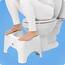 Squatty Potty Original 7-Zoll & 9-Zoll Einstellbar Höhe Badezimmer Toilette Schemel, Weiß