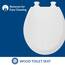 Bemis 500EC 000 500EC-000 Toilette, Weiß, 1 Sitz
