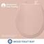 Bemis WC-Sitz 500EC 063 mit Easy Clean & Change Scharnieren, Venezian-Rosa, 1 Stück, rund