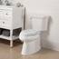 MAYFAIR 1847SLOW 000 Kendall Slow-Close, Removable Enameled Wood Toilet Seat that will Never Loosen, ELONGATED, White