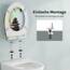 WOLTU Toilettendeckel, WC Sitz mit Absenkautomatik, Klodeckel Klobrille mit Quick-Release-Funktion, O-Form Toilettensitz mit Motiv, Montage von oben unten, 175 kg belastbar der Klobrille