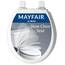 MAYFAIR 1847SLOW 000 Kendall Slow-Close, Removable Enameled Wood Toilet Seat that will Never Loosen, ELONGATED, White