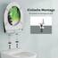 WOLTU Toilettendeckel, WC Sitz mit Absenkautomatik, Klodeckel Klobrille mit Quick-Release-Funktion, O-Form Toilettensitz mit Motiv, Montage von oben unten, 175 kg belastbar der Klobrille