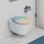 SCHÜTTE WC-Sitz Relax mit Absenkautomatik aus Holz, Toilettendeckel aus MDF, Holzkern Toilettensitz mit Klodeckel, Klobrille -und Deckel belastbar bis 175kg, Motiv