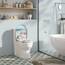 WOLTU Toilettendeckel mit Absenkautomatik Klodeckel WC Sitz Softclose Klobrille mit Quick Release Funktion Duroplast Oval einfache Montage