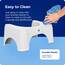 Squatty Potty Original 7-Zoll & 9-Zoll Einstellbar Höhe Badezimmer Toilette Schemel, Weiß