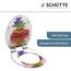 SCHÜTTE WC Sitz Holzkern COLORFUL STONES, Toilettensitz mit Absenkautomatik, passend für viele handelsübliche WC-Becken, max. Belastung der Klobrille 150 kg, Motiv Steine 80120