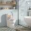 WOLTU Toilettendeckel mit Absenkautomatik Klodeckel WC Sitz Softclose Klobrille mit Quick Release Funktion Duroplast Oval einfache Montage