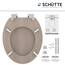 SCHÜTTE WC-Sitz MODERN mit Absenkautomatik aus Holz | Toilettensitz mit Klodeckel | Holzkern Toilettendeckel mit Motiv (maximale Belastung der Klobrille 175 kg) | Holz