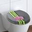 SCHÜTTE WC-Sitz ASIA mit Absenkautomatik aus Holz, hochwertiger Toilettendeckel mit 175kg Belastbarkeit, Toilettensitz mit Brille, Klodeckel für WC, MDF Holzkern Klobrille mit Motiv