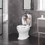 WOLTU Toilettendeckel, WC Sitz mit Absenkautomatik, Klodeckel Klobrille mit Quick-Release-Funktion, O-Form Toilettensitz mit Motiv, Montage von oben unten, 175 kg belastbar