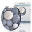 SCHÜTTE WC-Sitz Holzkern GREY STONES, Toilettensitz mit Absenkautomatik, passend für viele handelsübliche WC-Becken, maximale Belastung der Klobrille 150 kg, Motiv Steine auf Brille und Deckel 80130
