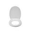 Croydex antibakterieller Toilettensitz mit langsam-schließendem Deckel weiß