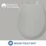 Bemis WC-Sitz 500EC 062, eisgrau, rund