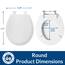 Bemis WC-Sitz 500EC 062, eisgrau, rund