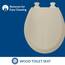 Bemis WC-Sitz Knochen, 1er Pack rund 500EC 006