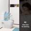 WOLTU Toilettendeckel mit Absenkautomatik Klodeckel WC Sitz Softclose Klobrille mit Quick Release Funktion Duroplast Oval einfache Montage
