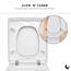 Bullseat WC Sitz passgenau für Duravit Vero | Softclose Absenkautomatik | abnehmbar | Edelstahlbefestigung