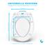 Bullseat Toilettendeckel – WC Sitz mit Softclose, abnehmbar | Klobrille aus Urea-Duroplast, antibakteriell & UV-beständig | Klodeckel Montage von oben
