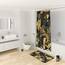 Sanilo WC Sitz mit Absenkautomatik, viele schöne schwarze Toilettendeckel zur Auswahl, hochwertige und stabile Qualität aus Holz (Golden Leaves)