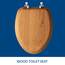 Mayfair 19601br 378 natur Reflexe Holz Furnier WC-Sitz mit Scharnieren aus Messing, 19601CP 378, 0V