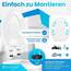 KESSER® WC Sitz mit Absenkautomatik Toilettendeckel Quick-Release-Funktion und Softclose - einfache Montage Klodeckel aus Duroplast Toilettensitz mit Edelstahl Befestigung