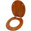 Sanilo WC Sitz mit Absenkautomatik, viele schöne Toilettendeckel zur Auswahl, hochwertige und stabile Qualität aus Holz (Mahagoni)