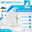 KESSER® WC Sitz mit Absenkautomatik Toilettendeckel Quick-Release-Funktion und Softclose - einfache Montage Klodeckel aus Duroplast Toilettensitz mit Edelstahl Befestigung