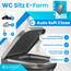 KESSER® WC Sitz mit Absenkautomatik Toilettendeckel Quick-Release-Funktion und Softclose - einfache Montage Klodeckel aus Duroplast Toilettensitz mit Edelstahl Befestigung