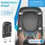 KESSER® WC Sitz mit Absenkautomatik Toilettendeckel Quick-Release-Funktion und Softclose - einfache Montage Klodeckel aus Duroplast Toilettensitz mit Edelstahl Befestigung
