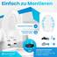 KESSER® WC Sitz mit Absenkautomatik Toilettendeckel Quick-Release-Funktion und Softclose - einfache Montage Klodeckel aus Duroplast Toilettensitz mit Edelstahl Befestigung