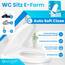 KESSER® WC Sitz mit Absenkautomatik Toilettendeckel Quick-Release-Funktion und Softclose - einfache Montage Klodeckel aus Duroplast Toilettensitz mit Edelstahl Befestigung