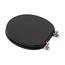 SINOBATH WC-Sitz Schwarz Matt mit Absenkautomatik, Klodeckel O-Form aus stabilem MDF, Toilettendeckel mit Edelstahlscharnieren, Soft-Close & Geräuschlos（Black）