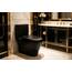 die Erdbeere Premium WC-Sitz aus MDF mit Geräuscharmer Absenkautomatik & Edler Holzoptik, Universell, Robust & Langlebig, Schwarz